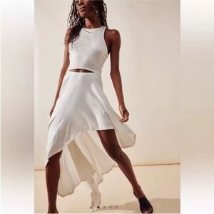 Free People Bethany Midi Dress In White